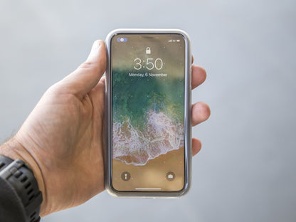 quad lock poncho on iphone x