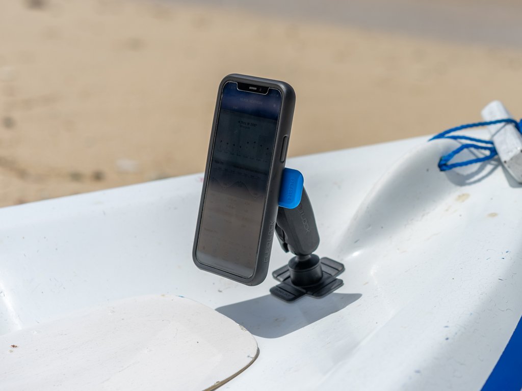 flexible adhesive base to mount onto curved or flat surfaces