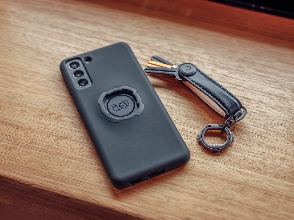 quad lock s21 case with orbit key and phone ring