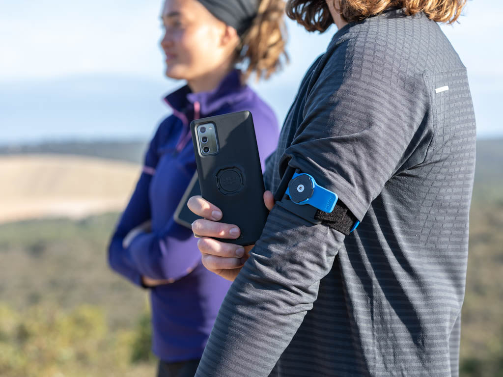 running attaching samsung galaxy note to quad lock running armband