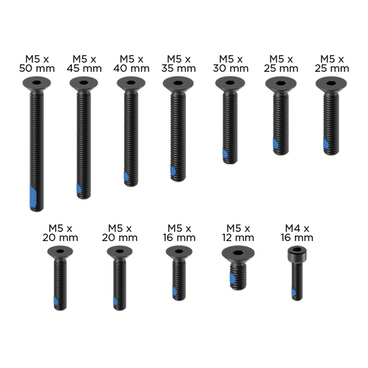 Replacement - PRO Screw Set Black